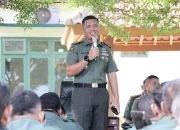 Berikan Jamdan, Dandim 0429/Lamtim Tekankan Profesionalisme Prajurit 