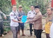 Kunjungan Reses Supriadi Hamzah DPRD Lampung Tinjau Jembatan Ambruk  di Pekon Banjar Agung Ilir