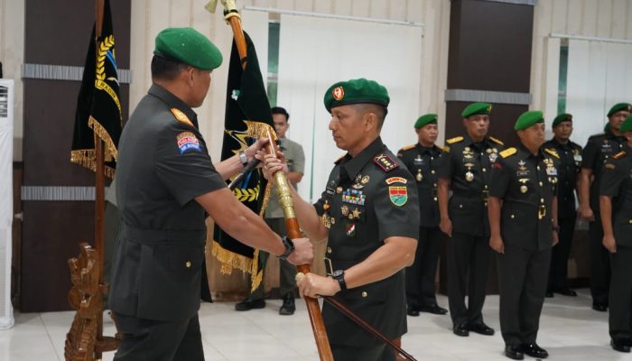 Pangdam XXI/Radin Inten Pimpin Sertijab Danrem 043/Gatam di Kota Metro