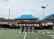 APEL SIAGA DAN INTEGRITAS PEGAWAI RUTAN KELAS I PALEMBANG SAMBUT IDUL FITRI 1447 H BERSAMA TNI DAN POLRI