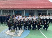 Tingkatkan Kewaspadaan Jelang Idul Fitri, Lapas Kelas I Palembang Gelar Apel Siaga