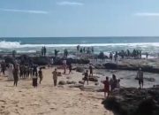 Wisatawan Asal Bangka Nyaris Terseret Arus di Pantai Bidur, Warga Berhasil Lakukan Penyelamatan Dramatis
