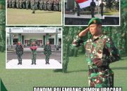 Dandim 0418/Palembang Tekankan Disiplin Saat Pimpin Upacara Bendera Mingguan di Makodim Sekojo
