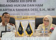 Kalapas Kelas I Palembang Ikuti Kunjungan Kerja Komisi XIII DPR RI