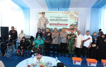 Sinergi Masyarakat-Polri, Kapolda Sumsel Groundbreaking Asrama Panti Asuhan di Palembang