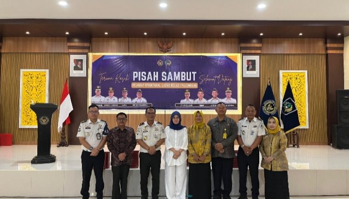 Semangat Baru Warnai Acara Pisah Sambut Pejabat Strultural di Lapas Kelas I Palembang
