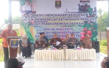 Guna Antisipasi Potensi Cuaca Ektrim DKP3 Gelar Dialog Bersama Kelompok Tani se-Kota Metro