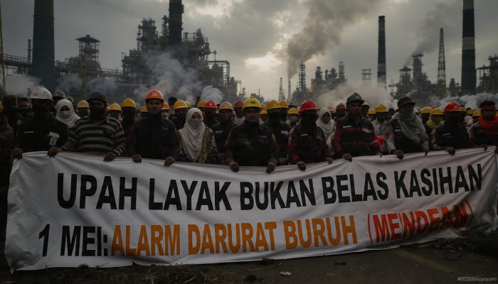 HARI BURUH BUKAN SEREMONI, TAPI ALARM DARURAT UPAH LAYAK