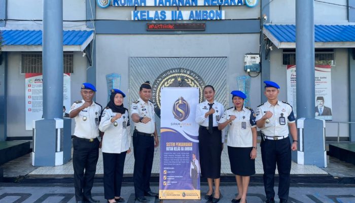 Luncurkan SIPAMRUTAN, Inovasi Digital Rutan Kelas IIA Ambon dalam Sistem Pelaporan Pengamanan Berbasis Website