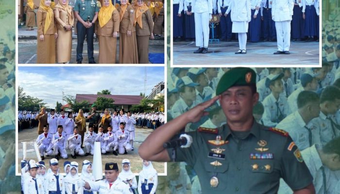 Dandim 0418/Palembang Tanamkan Semangat Nasionalisme dan Mimpi Besar kepada Pelajar SMP Negeri 19 Palembang 