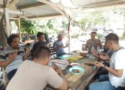 Perkuat Sinergitas, Kapolsek Panggarangan Gelar Silaturahmi dan Tasyakuran Bersama Badak Banten Serta Media  ‎