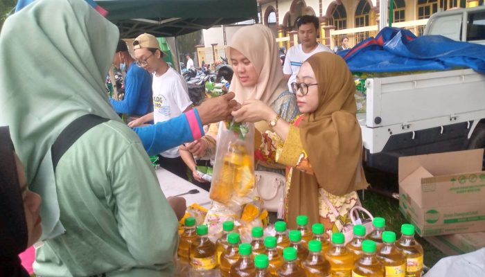 Guna Stabilisasi Pasokan dan Harga Pangan, DKP3 Gelar Pasar Tani Metro Bahagia 