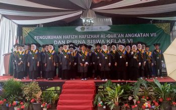 Hafizh Hafizhah Al – Qur’an Angkatan VII dan Purna Siswa Kelas VI Madrasah Ibtidaiyah Negeri 3 Metro Resmi Dikukuhkan 