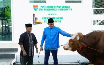 Kodam XXI/RI Bagikan Kurban ke Berbagai Wilayah di Lampung-Bengkulu