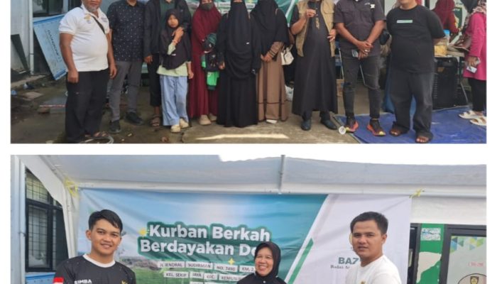 Keperdulian Sosial Perkuat Amanah, BAZNAS Sumsel Sembelih Enam Hewan Kurban Idul Adha 1447 H