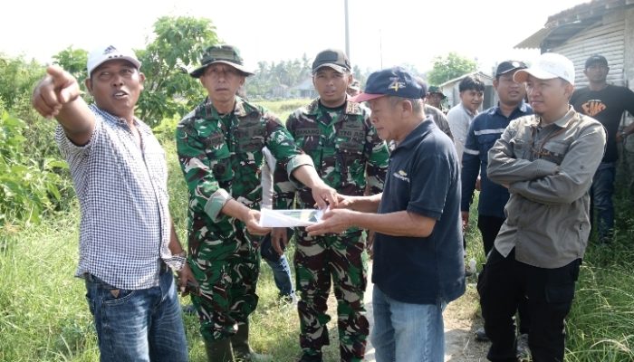 Perkuat Ketahanan Pangan Nasional, Dandim 0429/Lamtim Tinjau Lokasi dan Pimpin Langsung MC 0 CSR