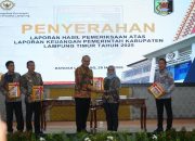 BPK Apresiasi LKPD 2025, Pemkab Lampung Timur Kembali Kantongi Opini WTP