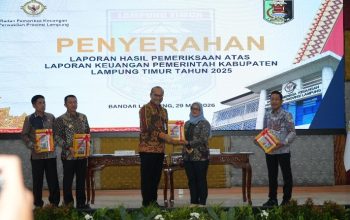 BPK Apresiasi LKPD 2025, Pemkab Lampung Timur Kembali Kantongi Opini WTP
