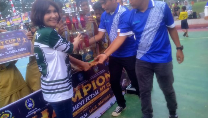 Pergelaran Turnamen Futsal MY Cup II Tingkat Pelajar se-Tapanuli Berlangsung Sukses dan Meriah